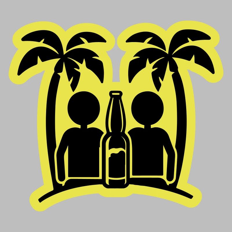 Insel Strand Party Drinking