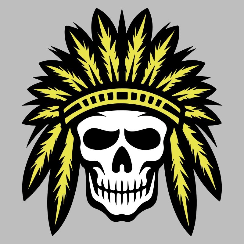 Crâne de chef indien apache