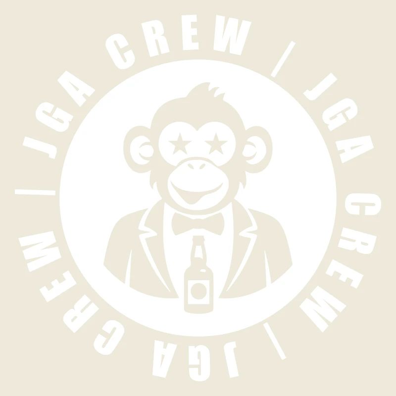 Junggesellen Crew Affe