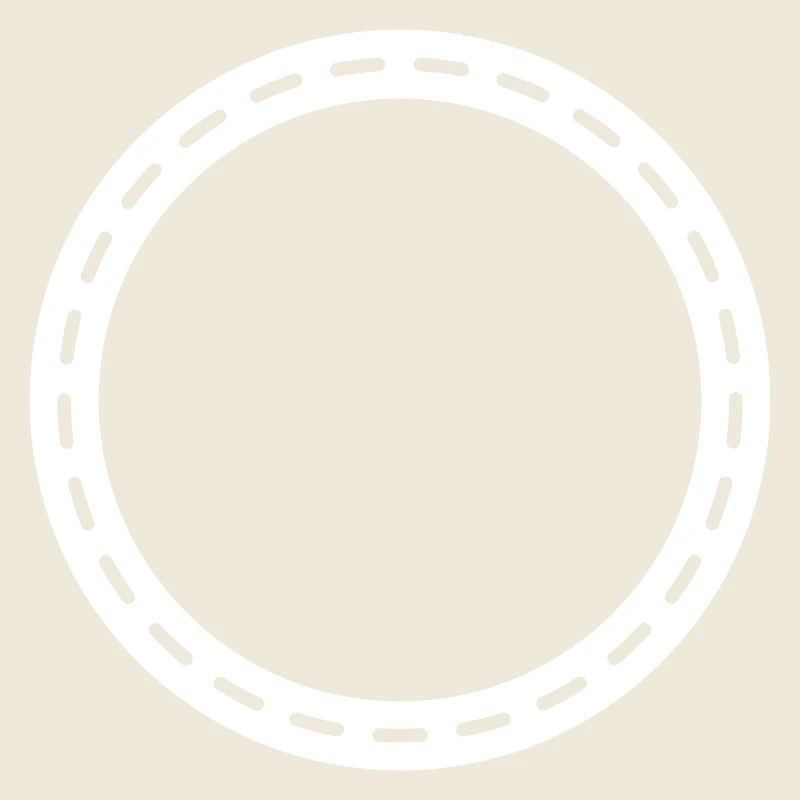 Contour du cercle vide