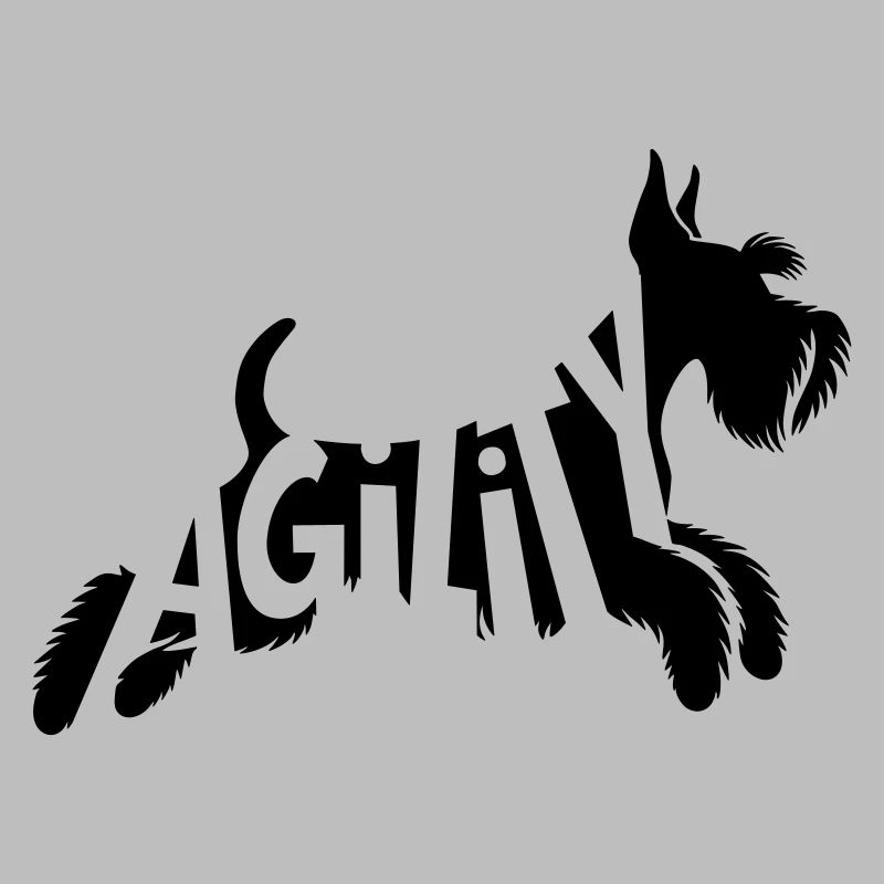 Agilité Schnauzer SVG Vecteur Couleur Sélectionnable