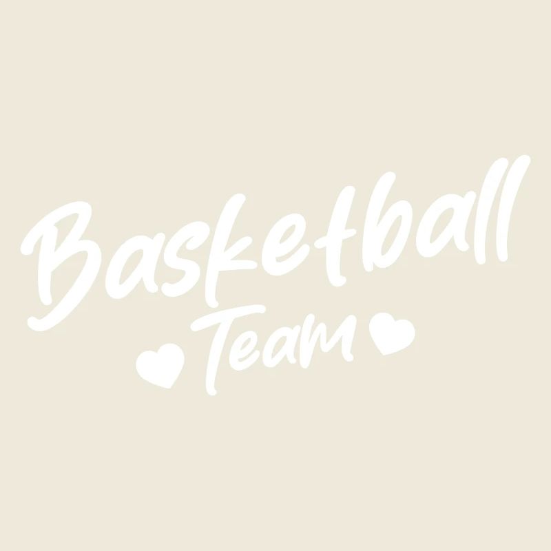 Amour du cœur de l’équipe de basket-ball