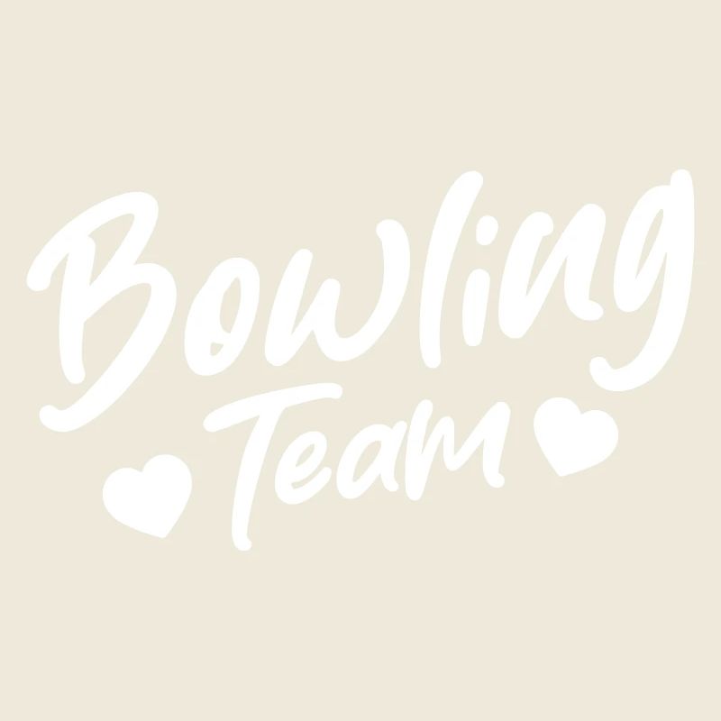 Bowling Team Herz Liebe