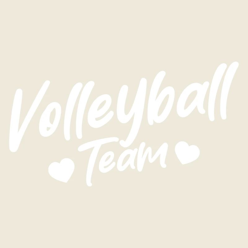 Volleyball Team Heart Love