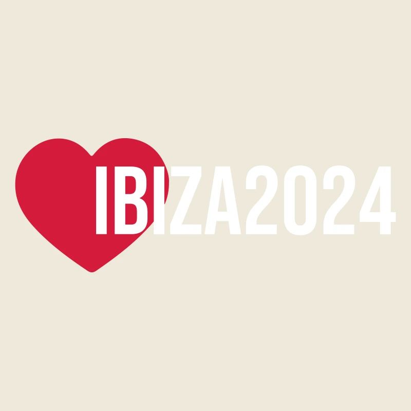 Ibiza 2024 Herz Urlaub