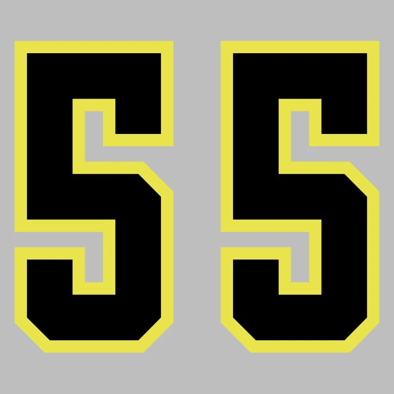 55 Zahl Trikot