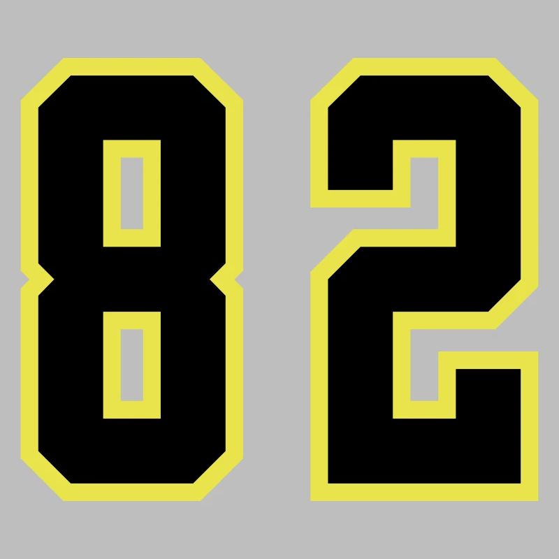 82 Zahl Trikot
