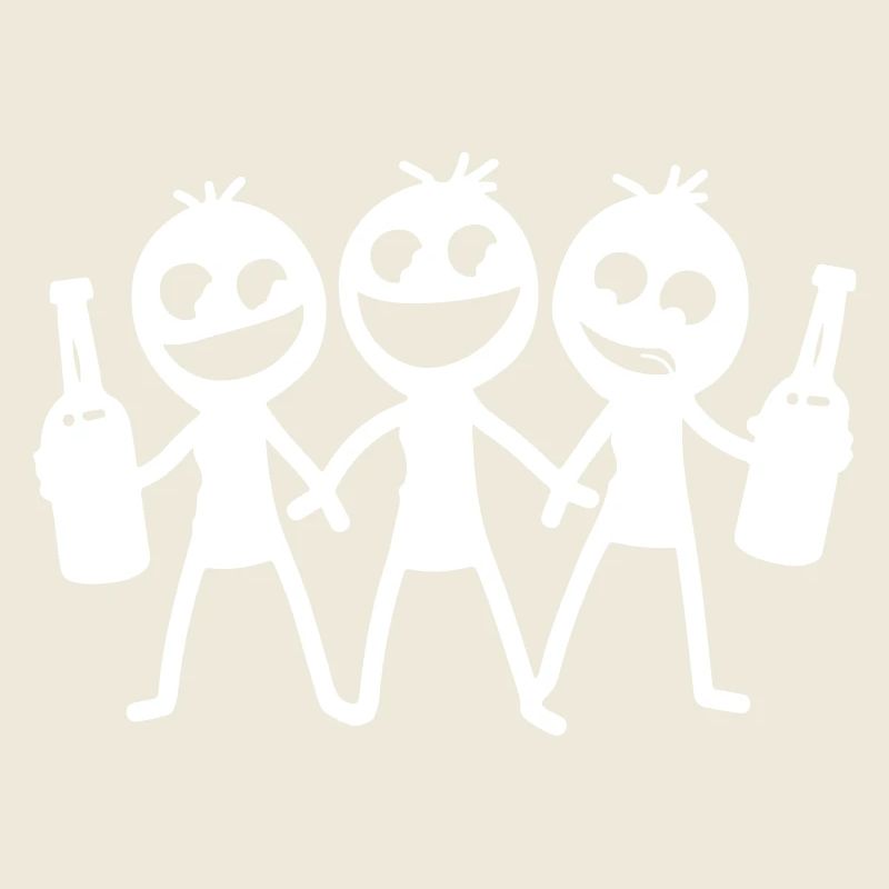 Strichmännchen Junggesellenabschied