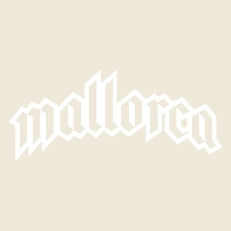 Mallorca Schrift