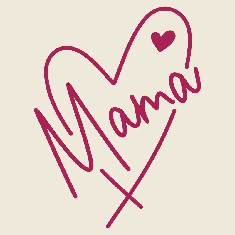 Mama Herz Mutter Kind Liebe Muttertag Geschenk