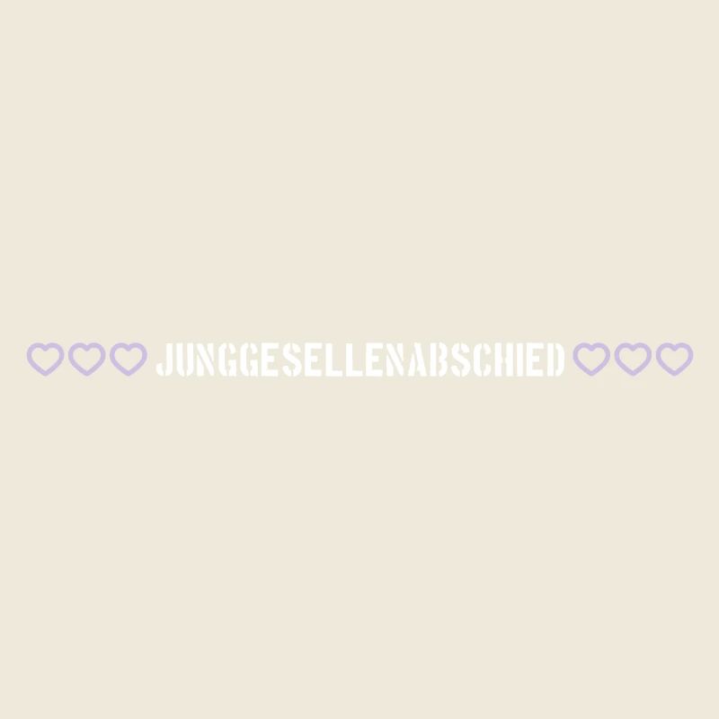 Junggesellenabschied herzchen