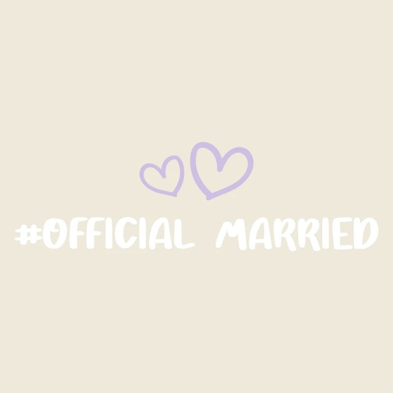 Married Wedding Heart
