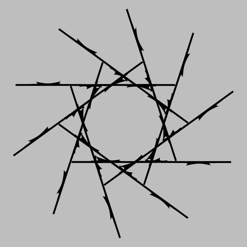 Lens Object | Gyro Lines | Vectorgraphic