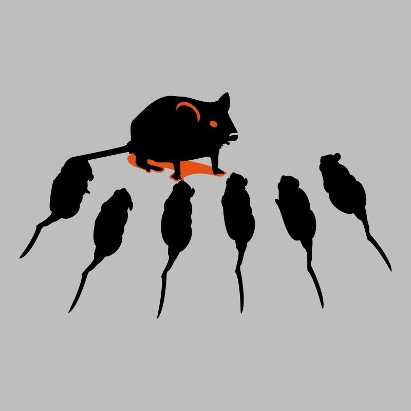 6 ratons / 6 rats (1c)