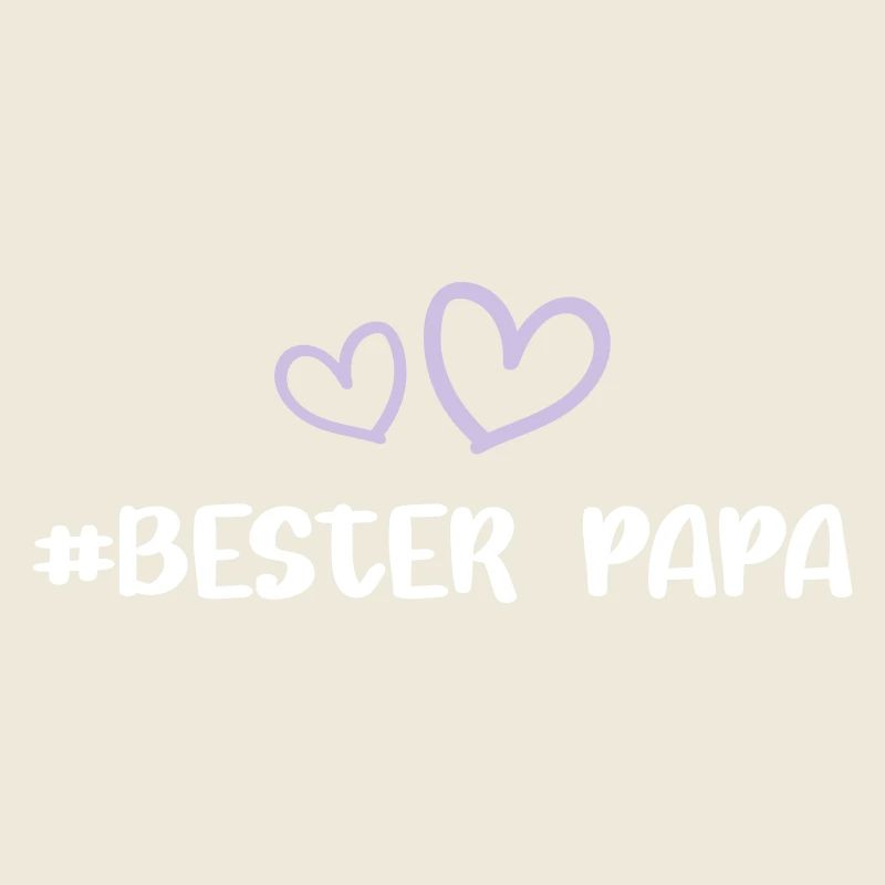 Bester Papa Herz Liebe