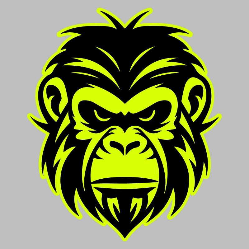 Icône de portrait de tête de singe