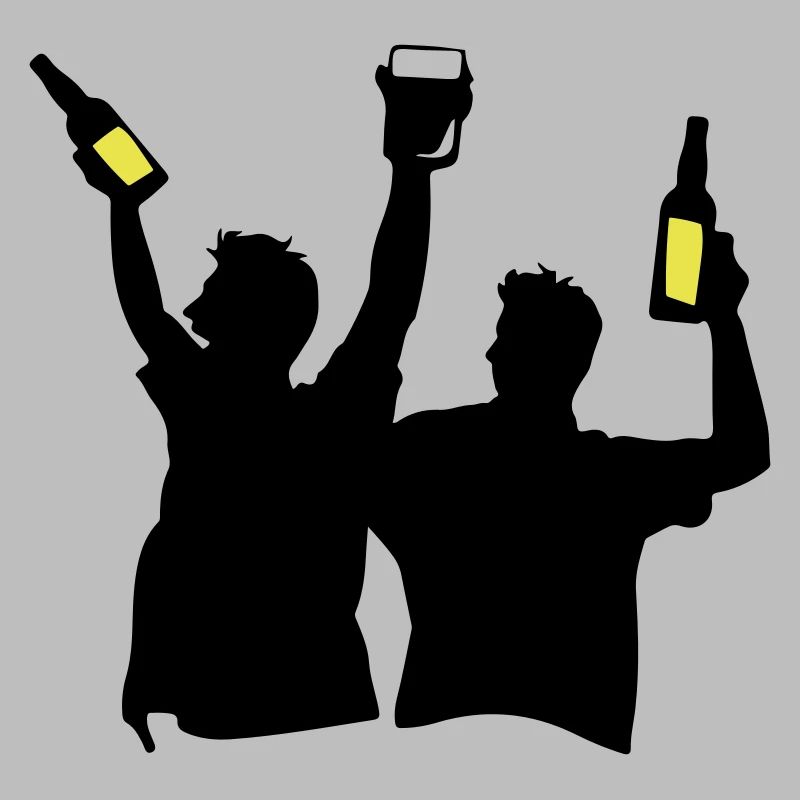 Bachelor Party Team Celebrating Bachelor Party