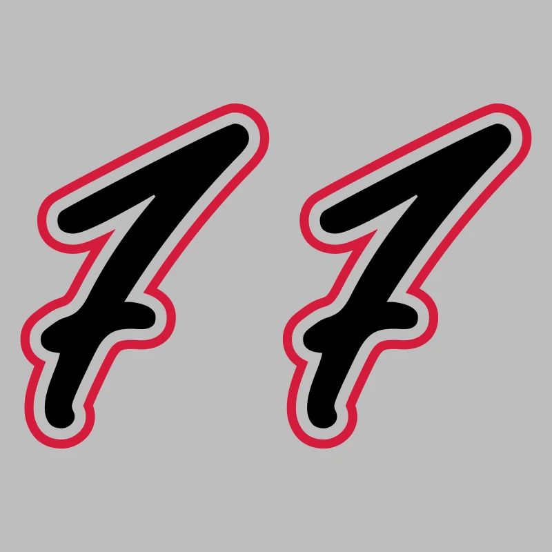 77 Number Symbol