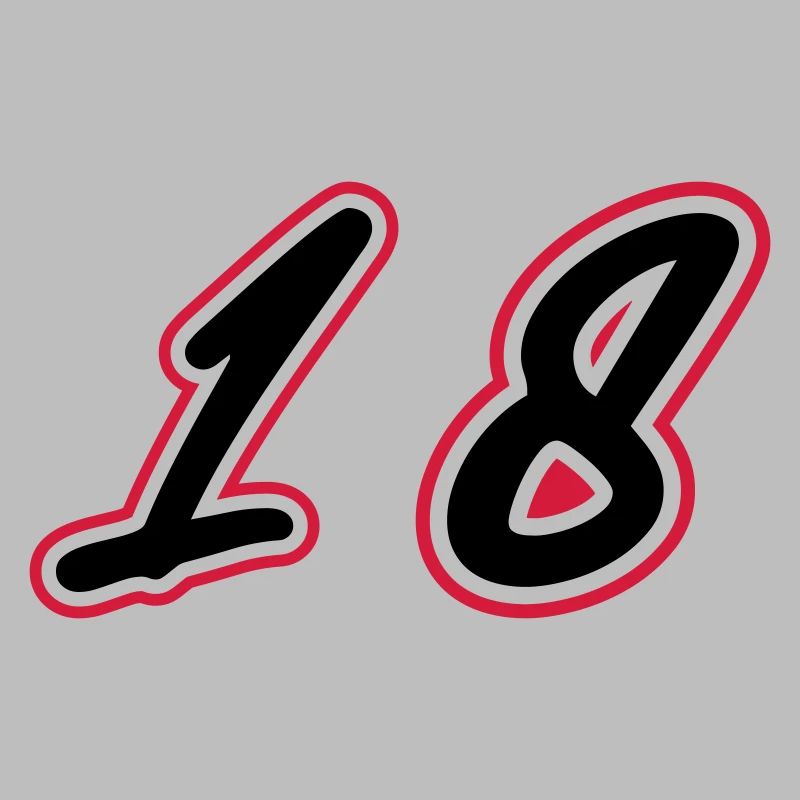 18 Zahl symbol
