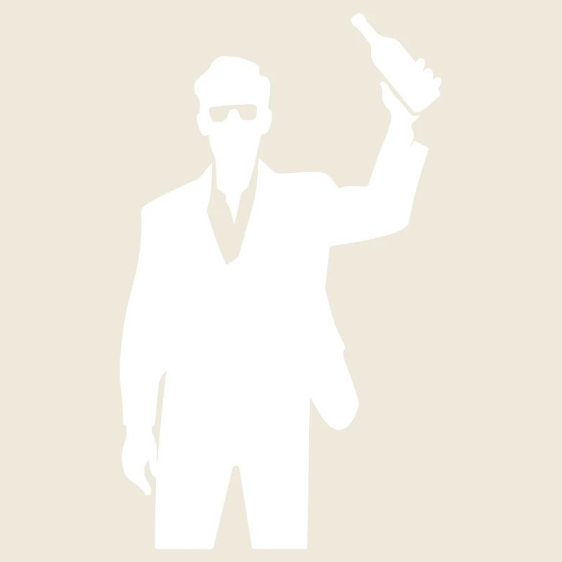 Drunk Party Booze Silhouette