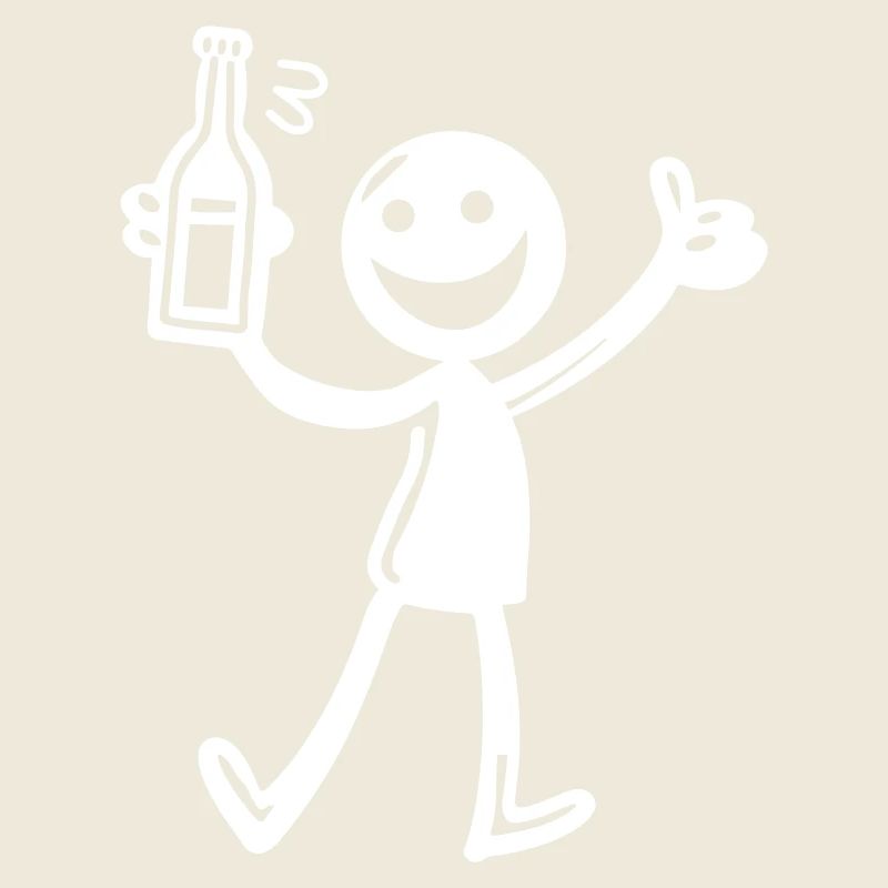 Drinking Comic Illustration Beer