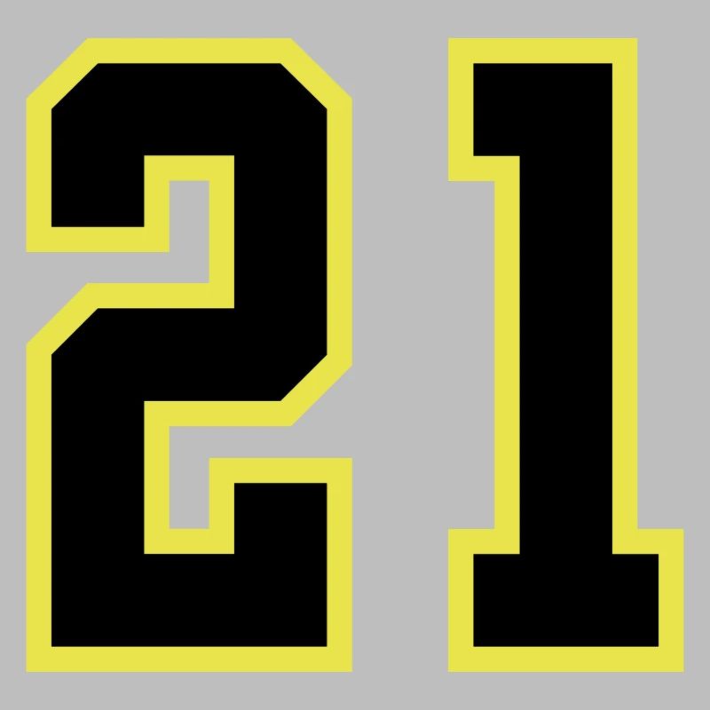 Maillot à 21 numéros