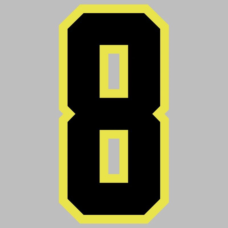 8 Zahl Trikot