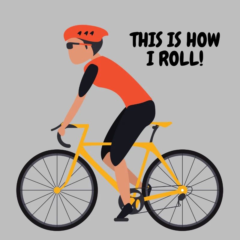 This is how I roll cyclist gift cycling