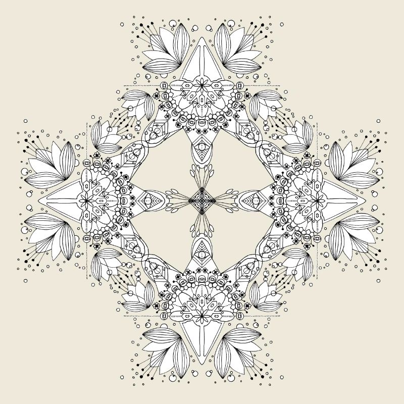 Mandala de nénuphars