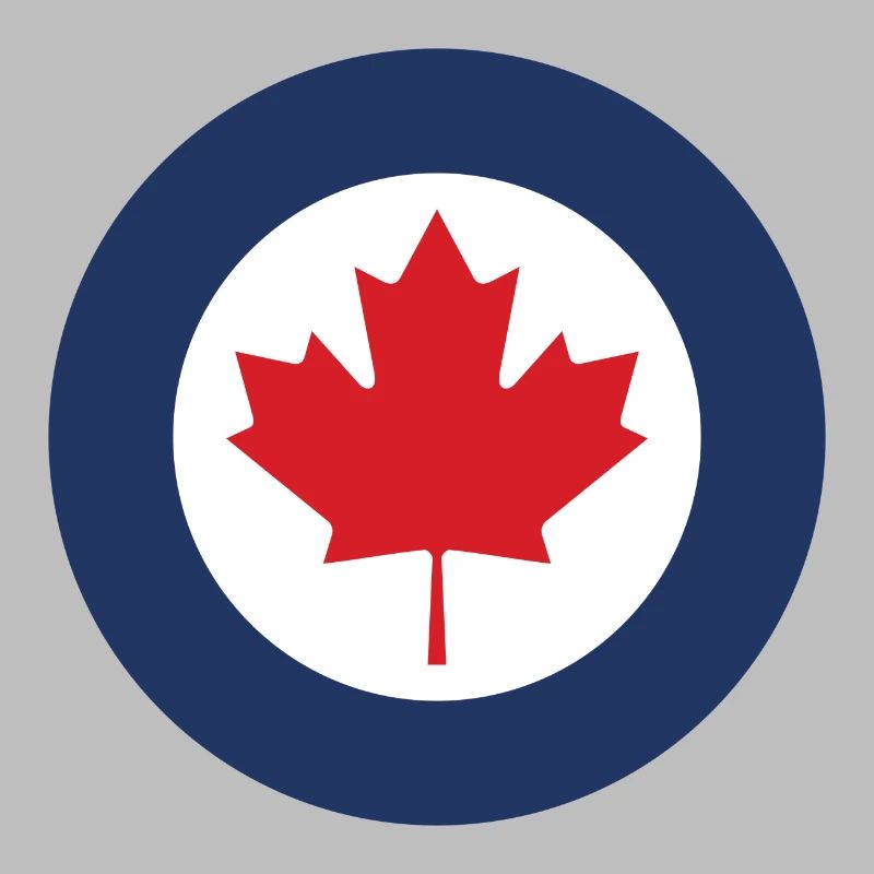 Version standard de la cocarde aéronautique canadienne