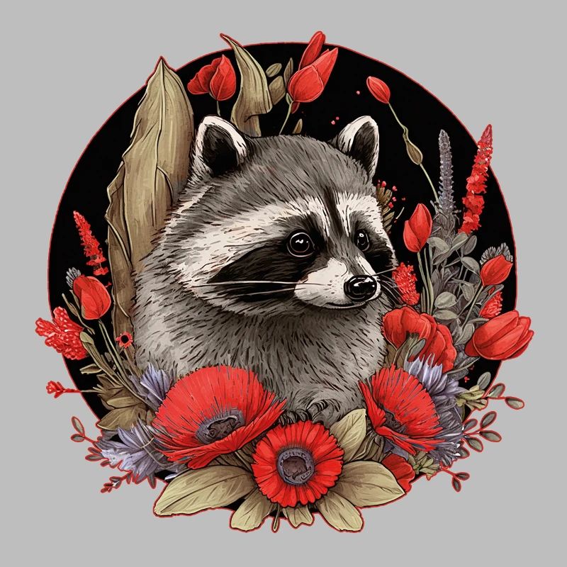Waschbär Waldtiere