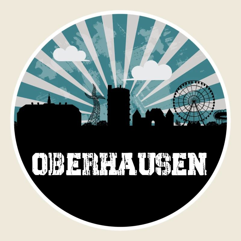 Oberhausen Blue Hour Skyline