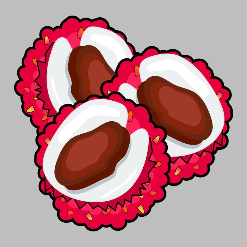 LYCHEE LITSCHI FRÜCHTE - OBST ESSEN