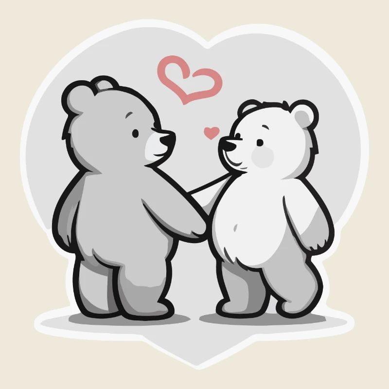 Bären Herz Verliebt Liebe