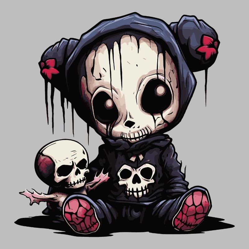 Cute Emo Teddy Bear