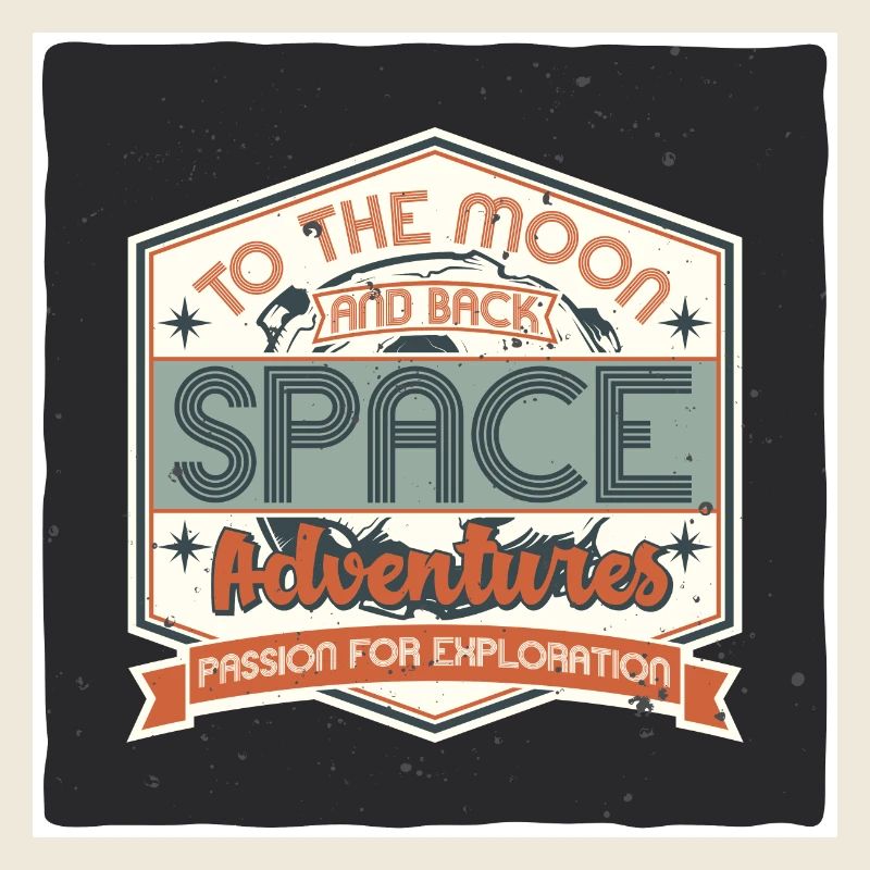 Panneau d’inspiration d’aventure spatiale