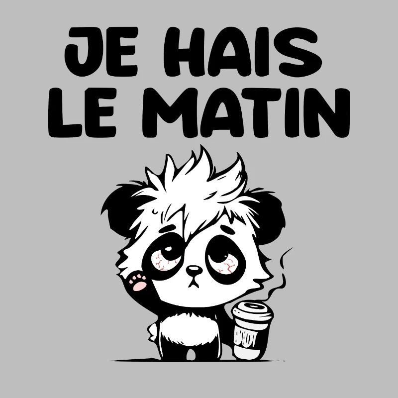 I hate the morning panda