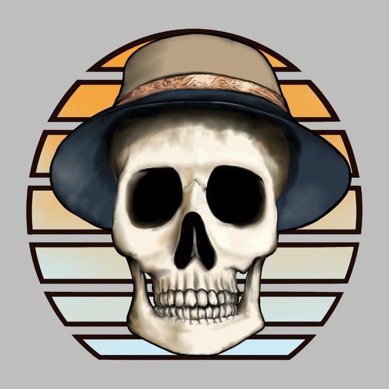 Skull with Hat
