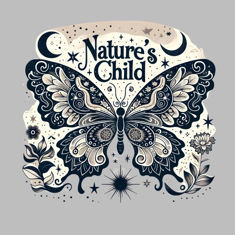 Nature's Child Butterfly Pattern