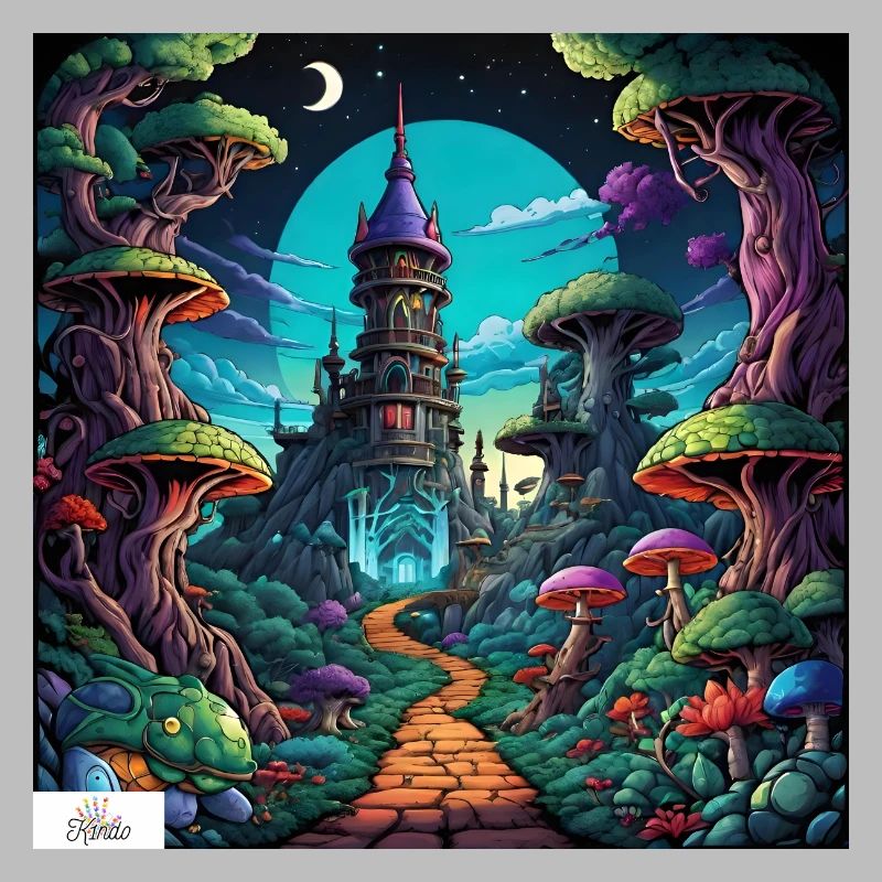 Fantasy land dreamscape