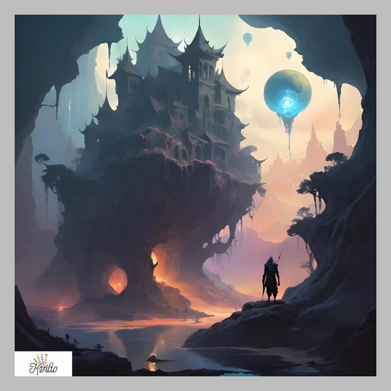 Fantasy castle dreamscape