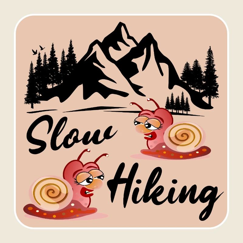 LANGSAM WANDERNDES PAAR SCHNECKE