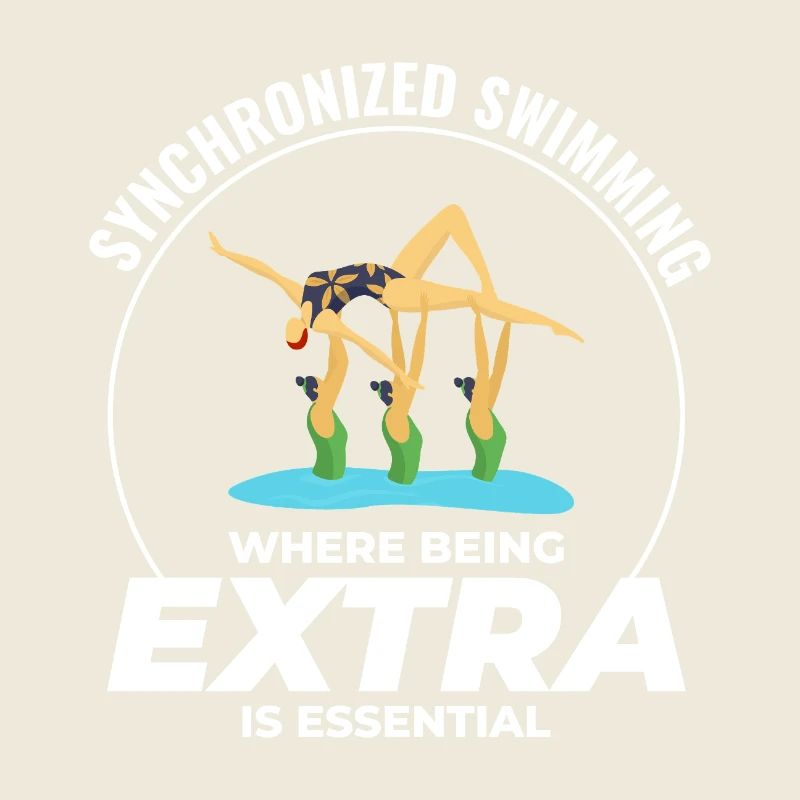 Synchronschwimmen, wo man extra ist