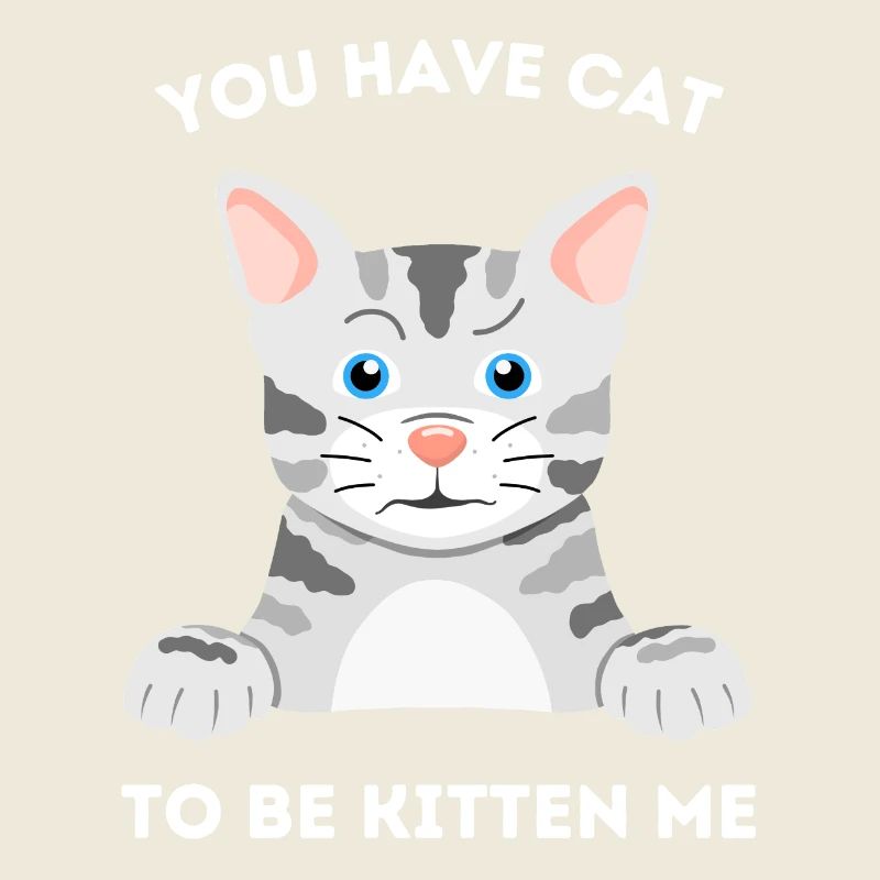 Jeu de mots sarcastique sur le chat - Tu as un chat pour être chaton moi