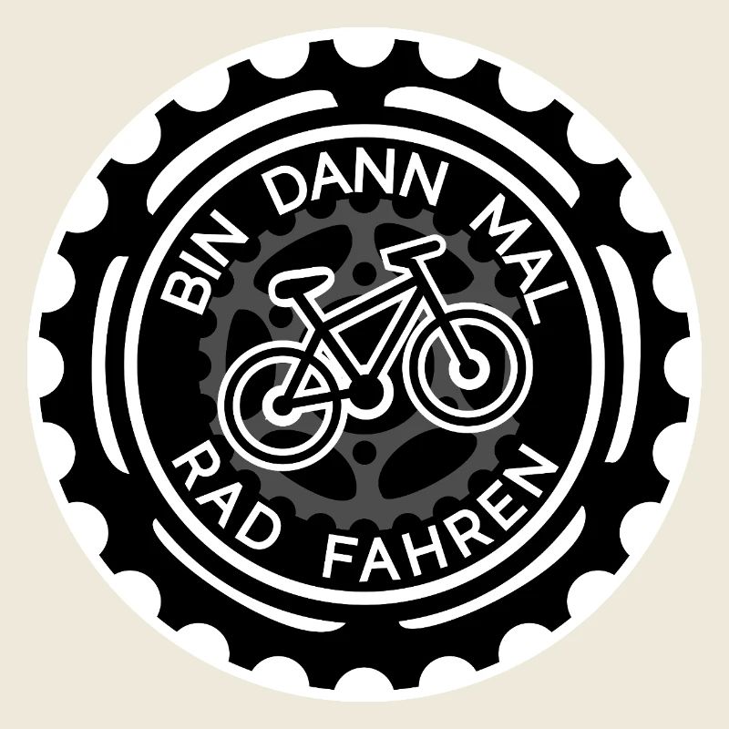 Bin dann mal Radfahren - Conception de logo de VTT