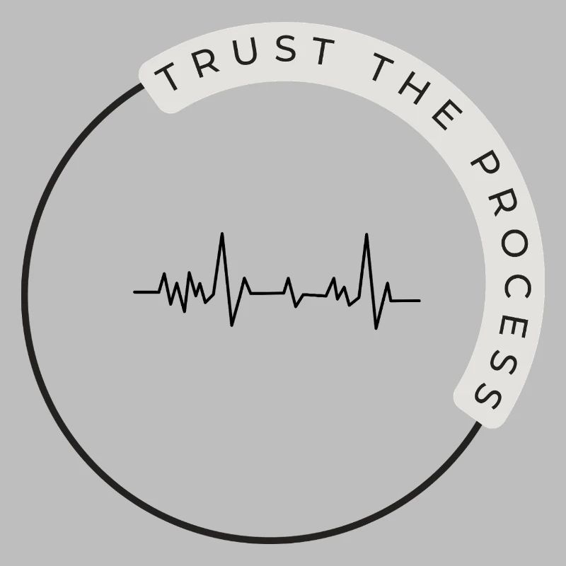 Trust The Process – Minimalistisches Mindset Shirt