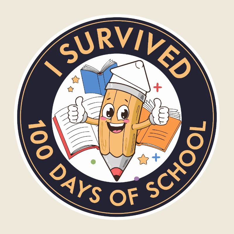 Überlebte 100 Tage Schule