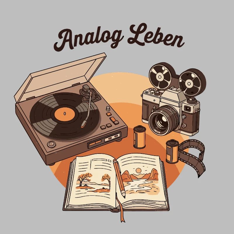 Analog Leben Retro Technik & Natur