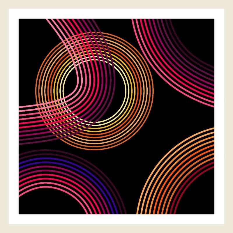 Neon Swirl