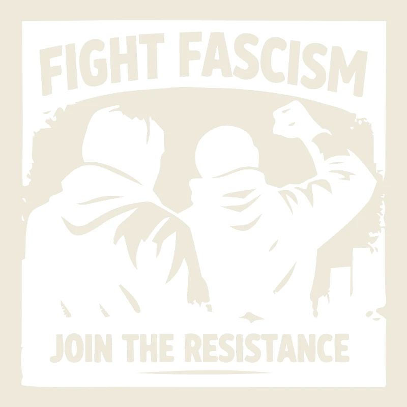 Antifaschismus Silhouette Fight Facism Resistance